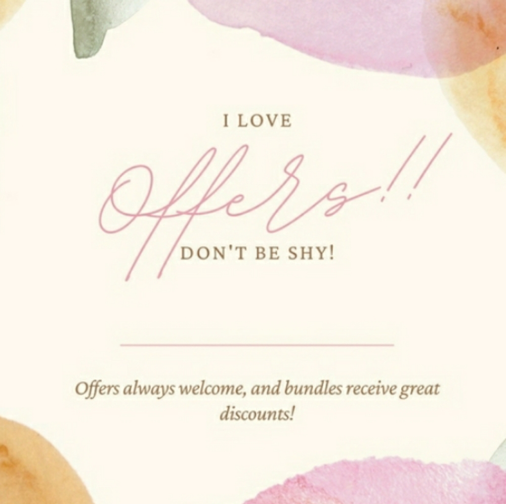 Reasonable Offers Accepted